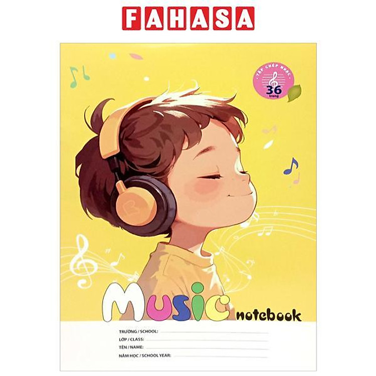 Tập Chép Nhạc 5 (36 trang)