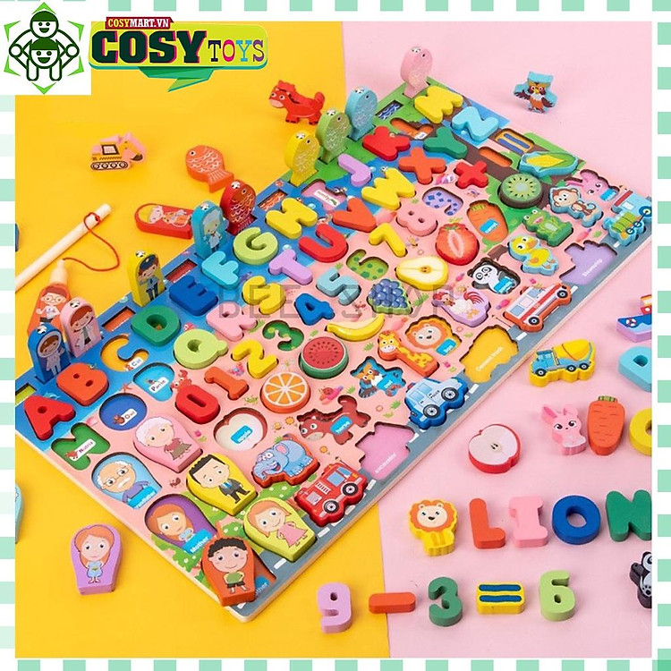 Mua Bộ đồ chơi câu cá gỗ 6 in 1 Chính hãng Giá rẻ - Hình ảnh 4