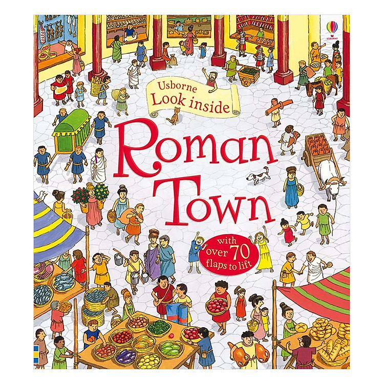 Sách Usborne Look inside Roman Town