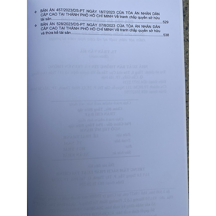 Tuyển Tập Các Bản Án Của Toà Án Nhân Dân Cấp Cao Về Dân Sự Và Tố Tụng Dân Sự - Ảnh 6