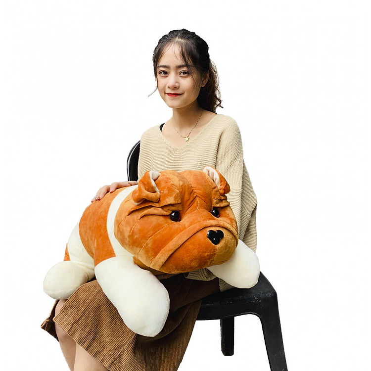 Gấu bông chú chó dài size 70cm hàng cao cấp đáng yêu nghộ nghĩnh