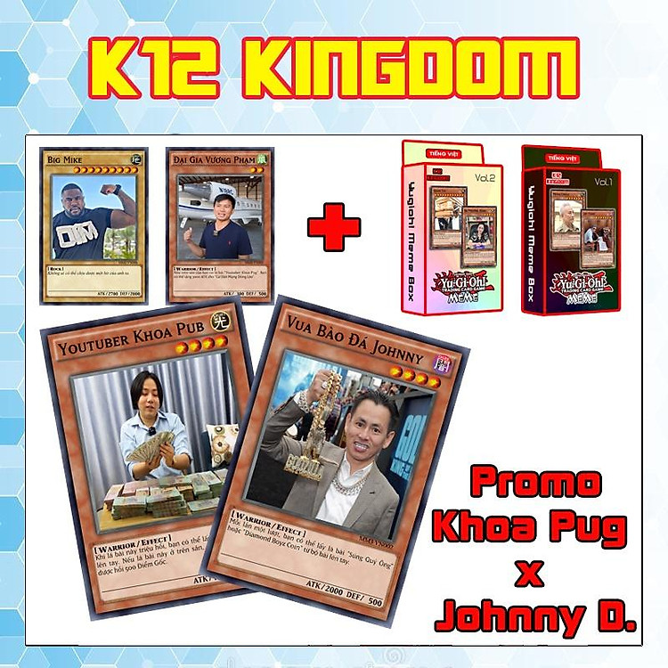 Bài Chế Meme ️️ Đại chiến Khoa Pug x Johnny Đặng kèm Box Vol1,2