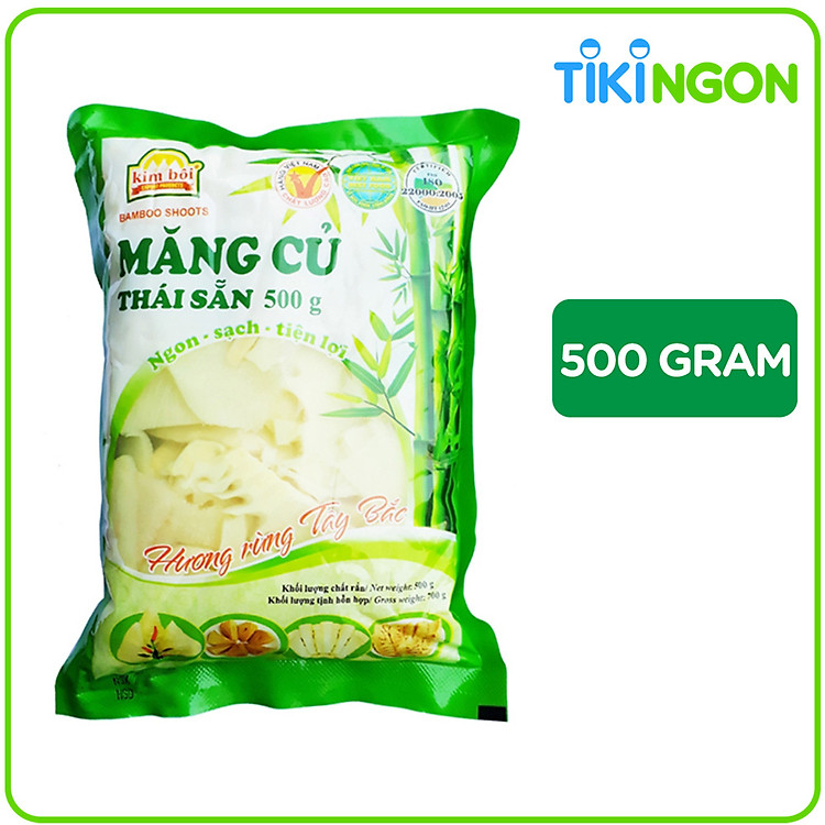 Măng Củ Thái Sẵn Kim Bôi 500g