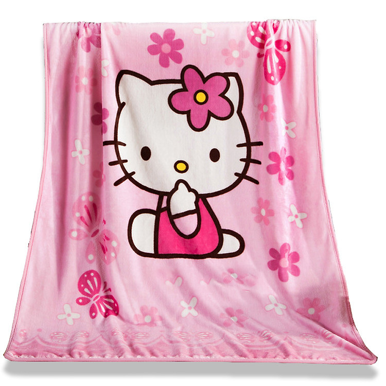 Mền hoạt hình cho bé in 2 mặt hoạt hình cho bé