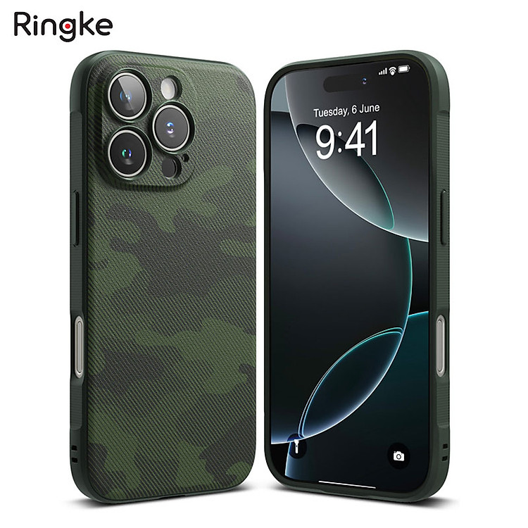 Ốp lưng dành cho iPhone 16 Pro Max/16 Pro/16 Plus/16 RINGKE Onyx - Hàng Chính Hãng