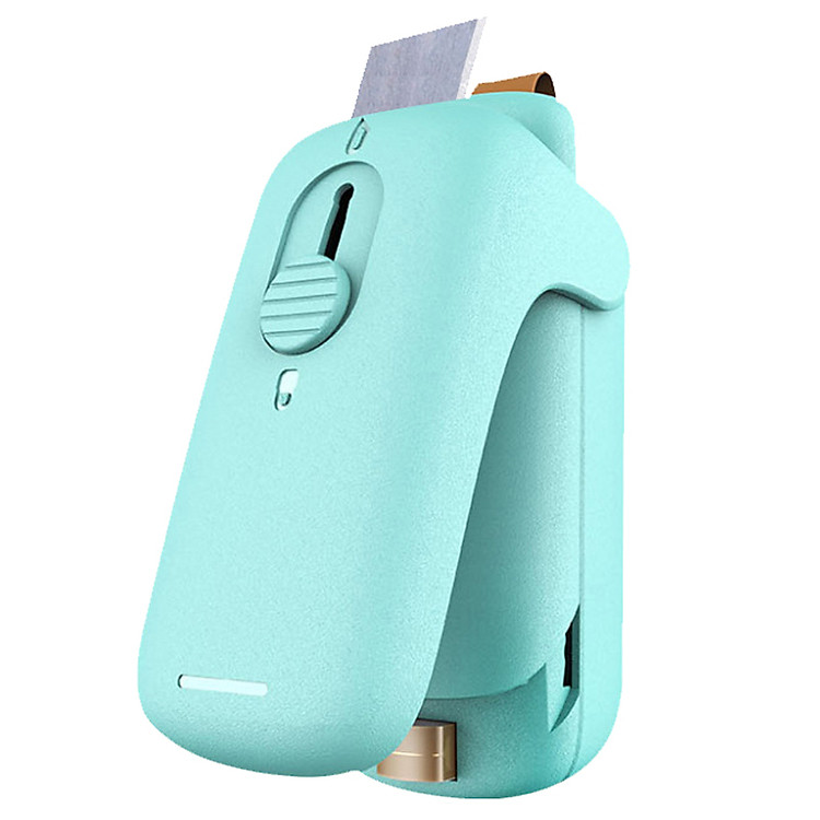 Máy Hàn Miệng Túi Mini Tích Hợp Dao Cắt Tiện Lợi, Hàn Cả Khi Có Nước, Chất Liệu Nhựa ABS - Hàng Nhập Khẩu