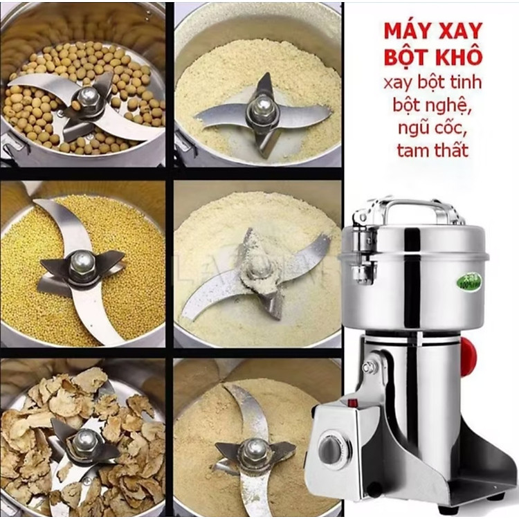 MÁY XAY NGHIỀN BỘT KHÔ CÔNG XUẤT LỚN VÀ MÁY MINI XAY NGHIỀN MỌI THỨ SIÊU NHỎ MỊN