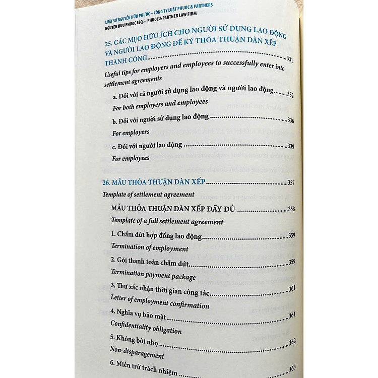 Dẫn Dắt Thoả Thuận Dàn Xếp Với Người Lao Động - Ảnh 3