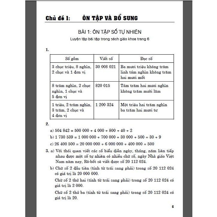Hướng Dẫn Giải Bài Tập Toán 5 - Tập 1 - Bám Sát SGK Kết Nối Tri Thức Với Cuộc Sống - Ảnh 6