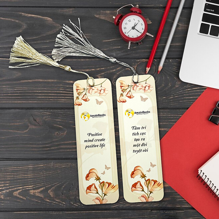 Bookmark đánh dấu sách truyền cảm hứng có tua rua - Ảnh 5