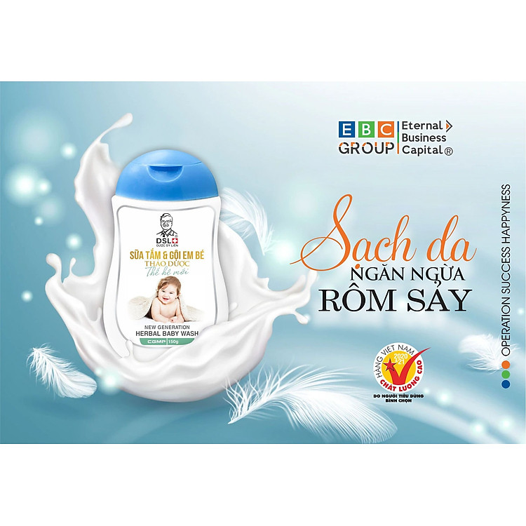 Sữa Tắm Gội Em Bé Thảo Dược 150G Chính hãng Ưu đãi - Hình ảnh 4