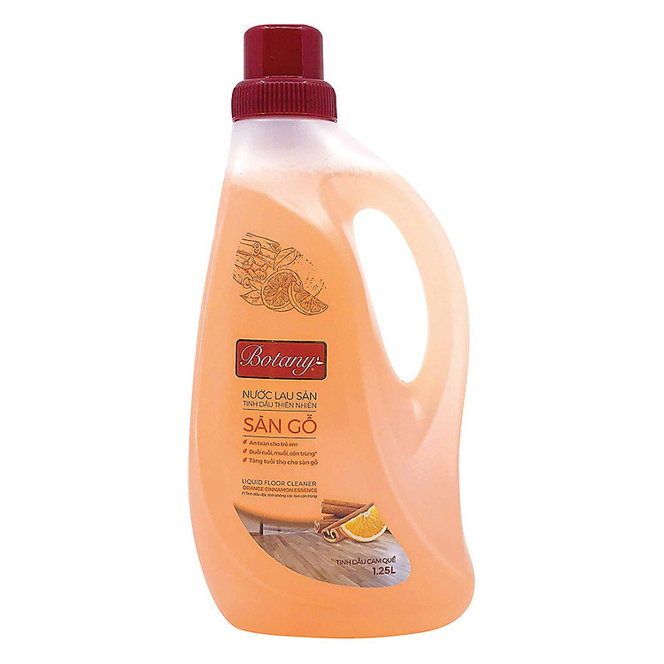 Nước Lau Sàn Tinh Dầu Thiên Nhiên Botany Hương Cam Quế (1.25L)