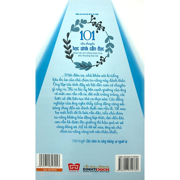 Kỹ Năng Sống - 101 Câu Chuyện Học Sinh Cần Đọc Giúp Các Em Sống Chan Hòa, Yêu Thương Loài Vật - Ảnh 2