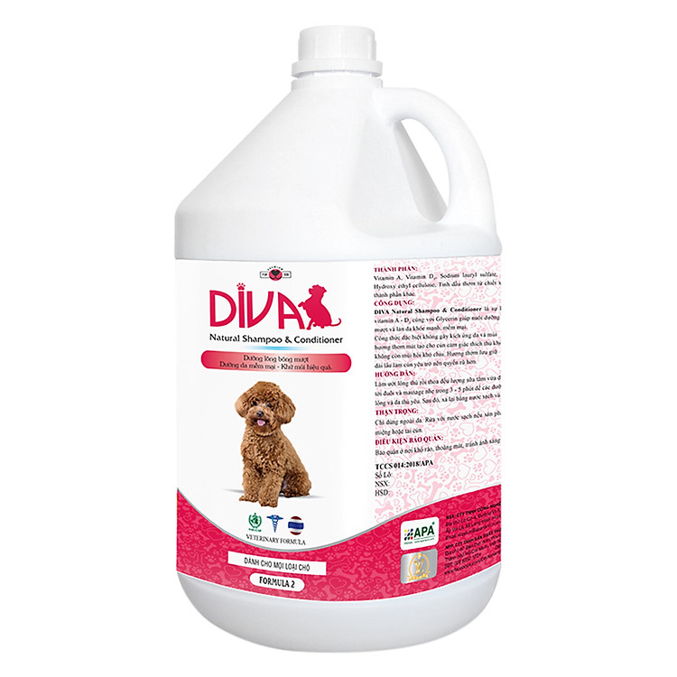 Sữa Tắm Dưỡng Ẩm DIVA Formula 2 New (4L)