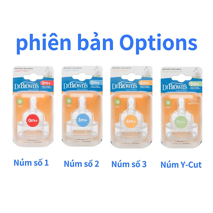 Núm ty thay thế Dr.Brown’s Options Uy tín Giá rẻ