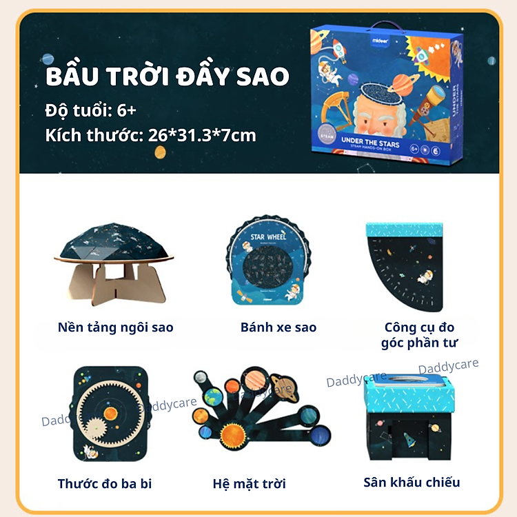 Đồ chơi lắp ghép robot vũ trụ Mideer Chính hãng Giá tốt - Hình ảnh 3