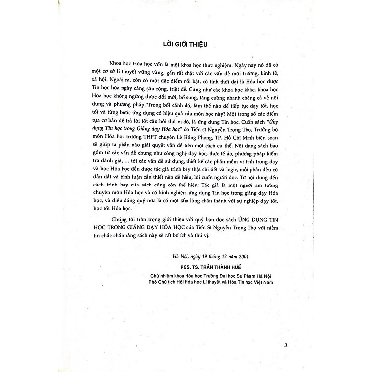 Ứng Dụng Tin Học Trong Giảng Dạy Hóa Học - Ảnh 4