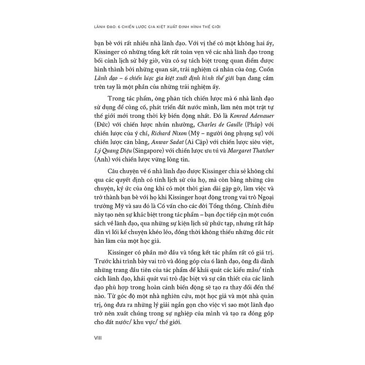Leadership - Lãnh Đạo - 6 Chiến Lược Gia Kiệt Xuất Định Hình Thế Giới - Ảnh 5