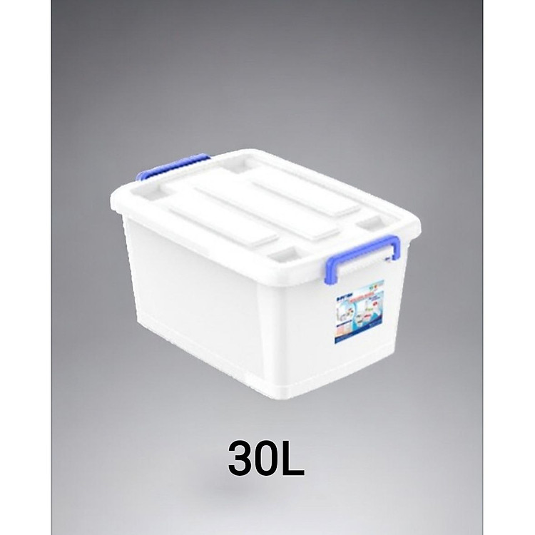 Mua Thùng Nhựa Nắp Quai Gài 30L Chính hãng Giá rẻ - Hình ảnh 2