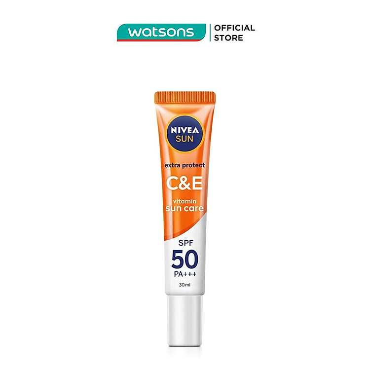 Serum Chống Nắng Nivea Dưỡng Da Sáng Khỏe Vitamin C&E SPF50 PA+++ 30ml