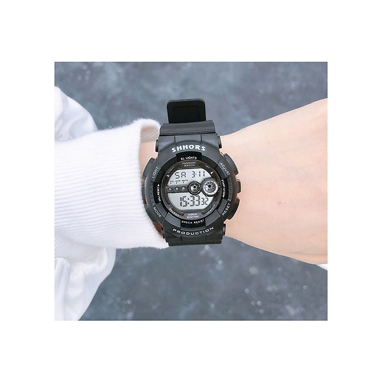 Đồng hồ nam nữ thể thao dây nhựa cao cấp Shhors
