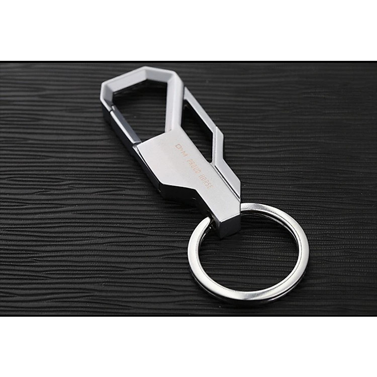 Móc Khóa Xe Máy Ô Tô Proud Horse Bạch Kim