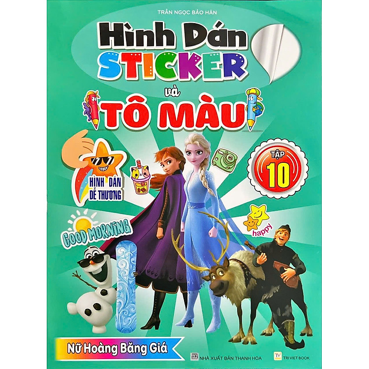 Hình Dán Sticker Và Tô Màu – Tập 10