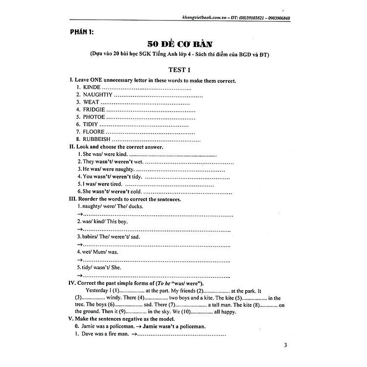 Luyện Giải Bộ Đề Kiểm Tra Định Kì Tiếng Anh 4 - Ảnh 5