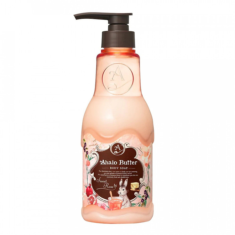 Sữa tắm chiết xuất hoa hồng Ahalo Butter (500ml)