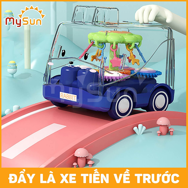 Xe ô tô đồ chơi Gấu Nâu cao cấp Chính hãng Tiết kiệm - Hình ảnh 5