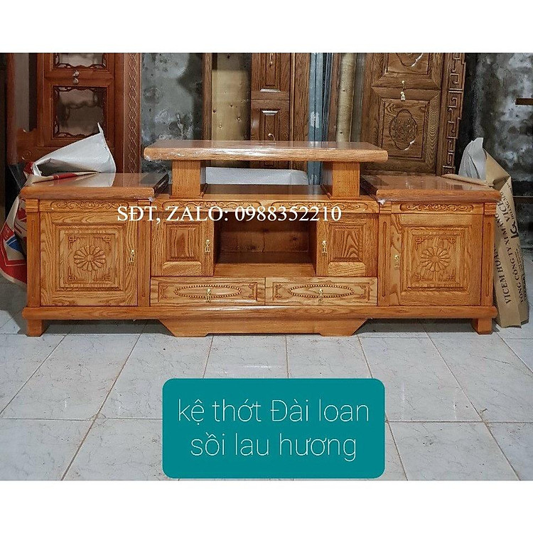 Kệ tivi thớt đài loan, gỗ sồi dài 1m4, 1m6, 1m8, 2m, 2m2, 2m4