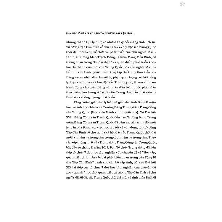 Một số vấn đề cơ bản của tư tưởng Tập Cận Bình về chủ nghĩa xã hội đặc sắc Trung Quốc thời đại mới - bản in 2024 - Ảnh 7