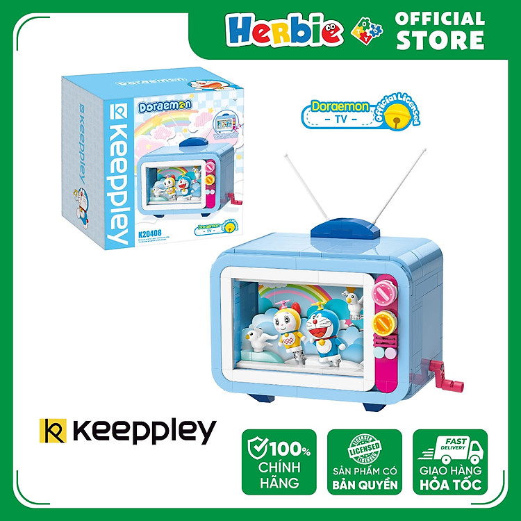 Mua tại MyKingdom: Đồ Chơi Lắp Ráp KEEPPLEY Doraemon TV - Ngập tràn khuyến mãi