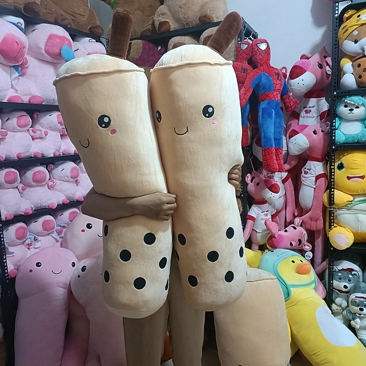 Mua Gối ôm trà sữa cute 80cm Chính hãng Giá tốt - Hình ảnh 4