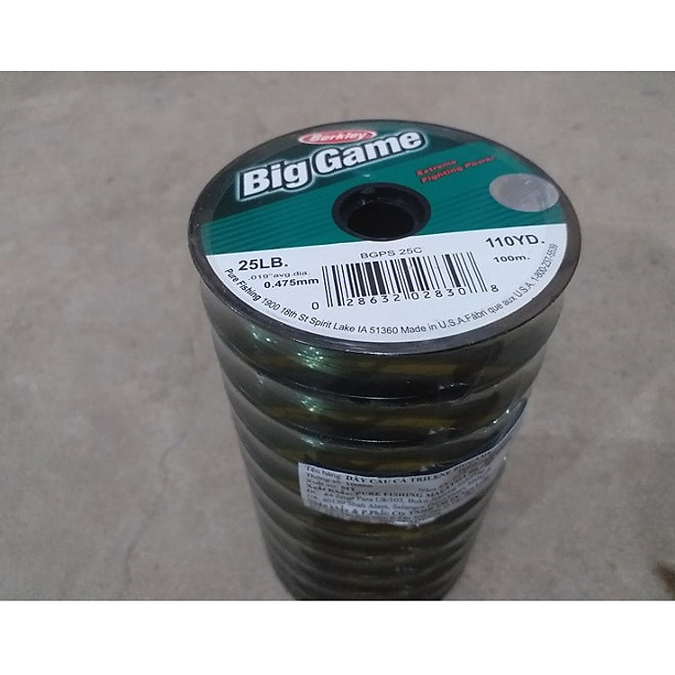 Dây câu cá Berkley Trilene Biggame 100m