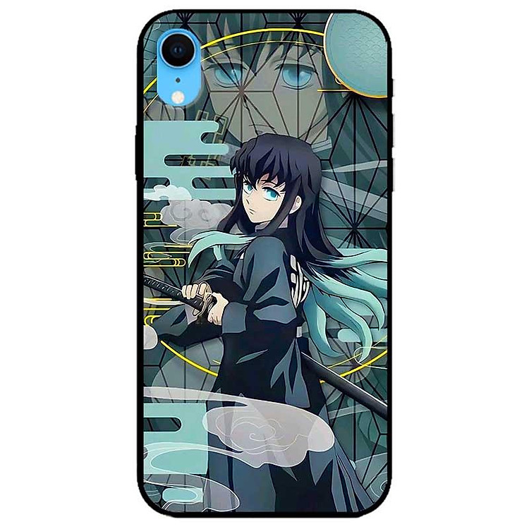 Ốp lưng dành cho Iphone X - Xs - Xs Max - XR - 11 - 11 Pro Max - Anime Cô Gái Tóc Đen Xanh - Hàng Chính Hãng