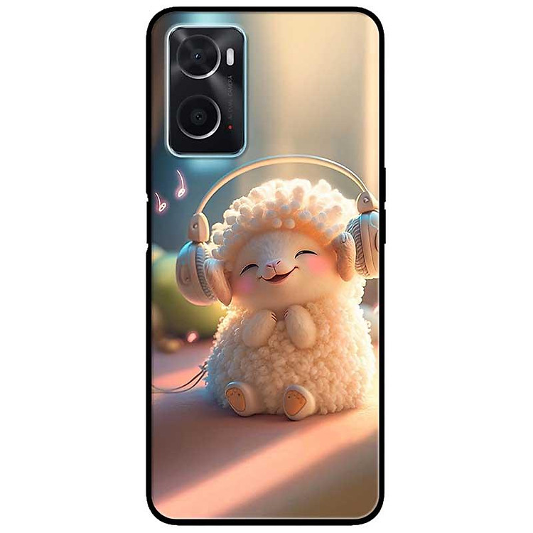 Ốp lưng cho Oppo A74 - A95 4G - A60 4G - A36 - A76 - A96 4G - Cừu Cười - Hàng Chính Hãng