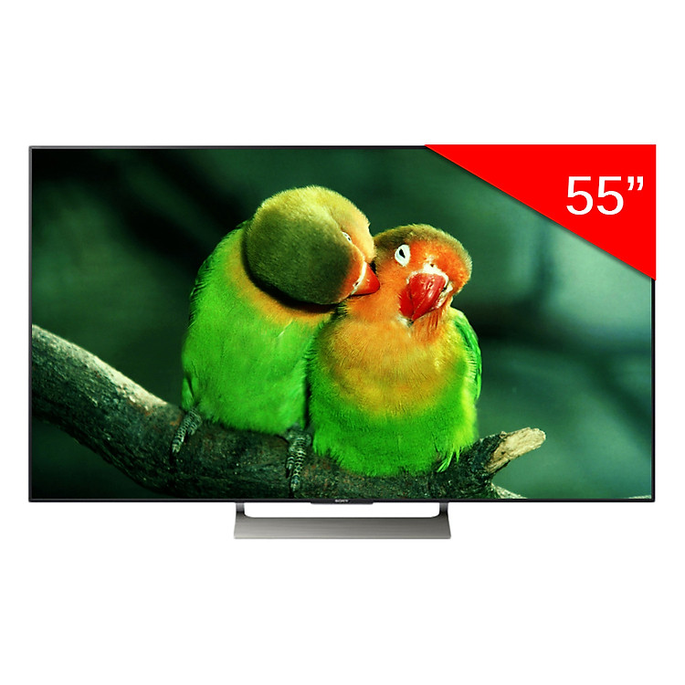 Smart Tivi Sony 55 inch 4K KD-55X9000E - Bạc - Hàng Chính Hãng