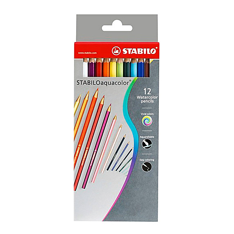 Bộ Bút Chì Màu Nước STABILOaquacolor (12 màu)