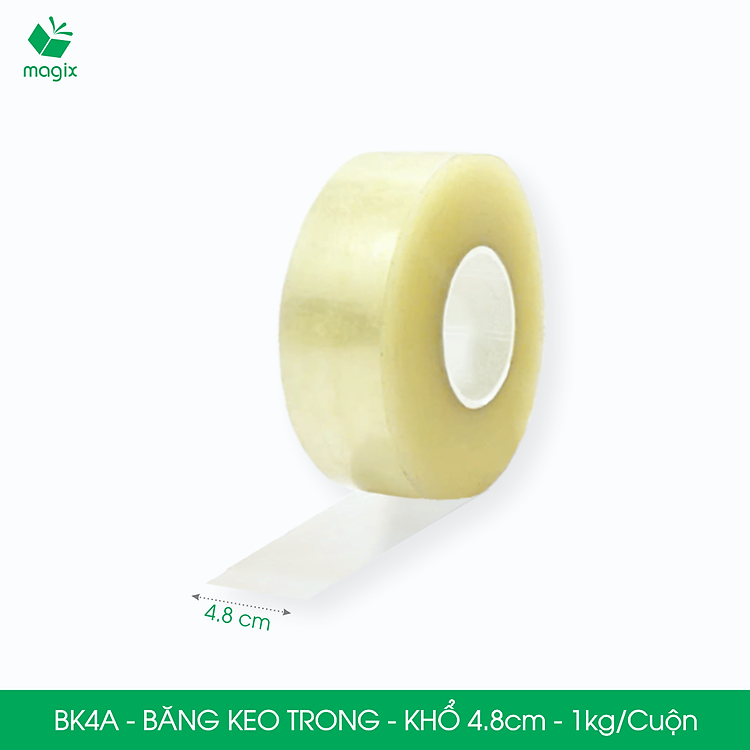 Băng Keo Trong BK4A (3 cuộn)