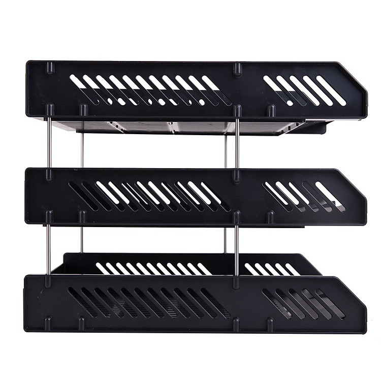 Giá tài liệu nhựa 3 ngăn Deli (1 chiếc) - Ảnh 5
