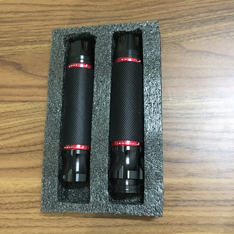 BAO TAY XE MÁY HÌNH TÊN LỬA (ĐÔI) - ĐEN - TNTLR