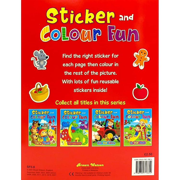 Sticker & Colour Fun: Fairy Tales - Ảnh 2