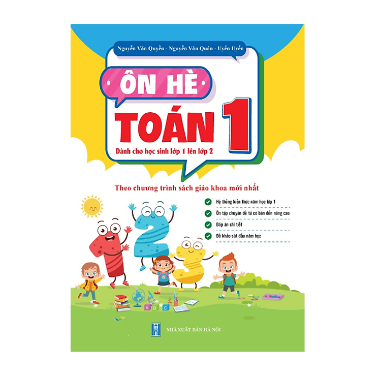 Ôn Hè Toán 1 – Dành cho học sinh lớp 1 lên 2