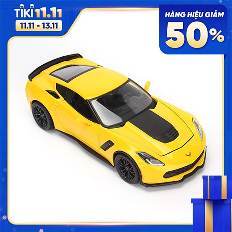 Mua tại MyKingdom: Mô Hình Xe Corvette Z06 Vàng 1:24 - Ngập tràn khuyến mãi