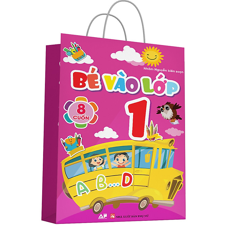 Bé Vào Lớp 1 Dành Cho Bé Từ 4 - 6 Tuổi: Bé Tập Làm Toán + Bé Tập Tô Tập Ghép Vần Tập 1 Và Tập 2 + Bé Tập So Sánh + Bé Tập Tô Nét Cơ Bản + Bé Tập Tô Chữ Số + Bé tập Tô Chữ Viết Hoa + Bé Tập Tô Chữ Viết Thường (8 Cuốn)