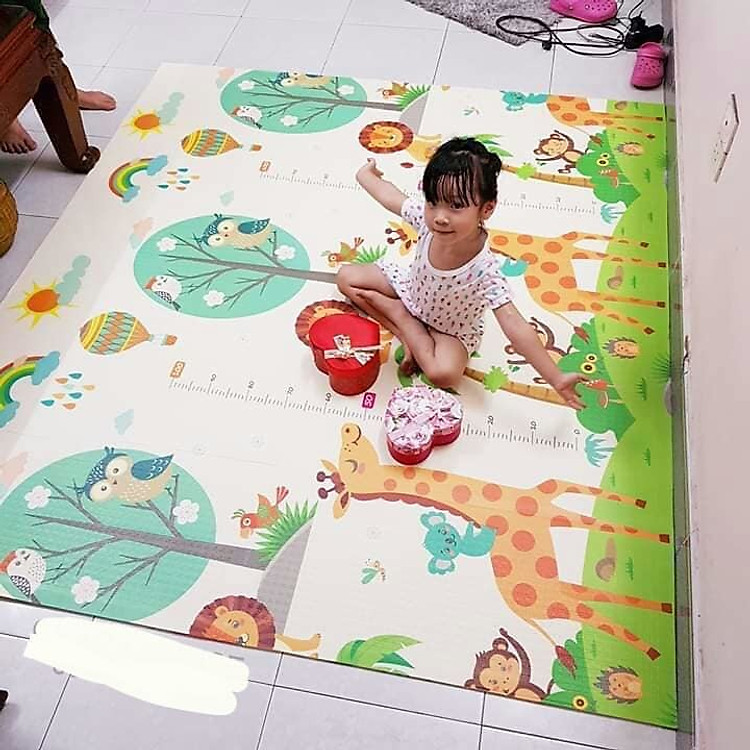 Thảm Trải Sàn XPE 2 Mặt Cho Bé Chính hãng Tiết kiệm - Hình ảnh 5