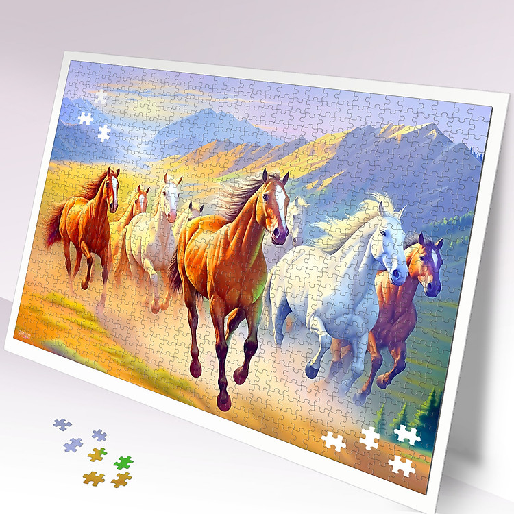 Mua Tranh ghép hình 475 mảnh Tia Sáng Chính hãng Ưu đãi - Hình ảnh 2