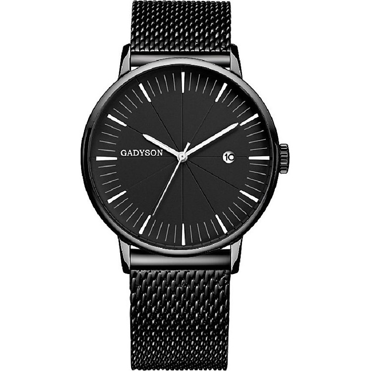 Đồng hồ nam GADYSON dây thép lưới có lịch ngày cao cấp mẫu MỚI năm nay