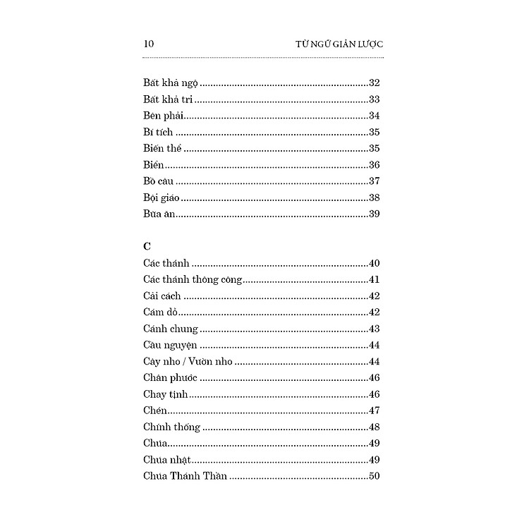 TỪ NGỮ GIẢN LƯỢC – Tìm Hiểu Đức Tin – Giáo Lý – Phụng Vụ - Ảnh 3